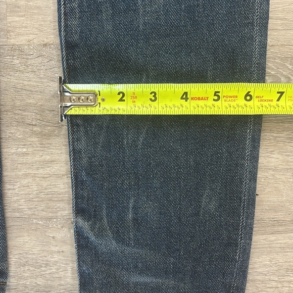 Alexander Wang Denim X Wang Mid Rise Straight Leg Blue Denim Jeans 30 - Picture 8 of 10